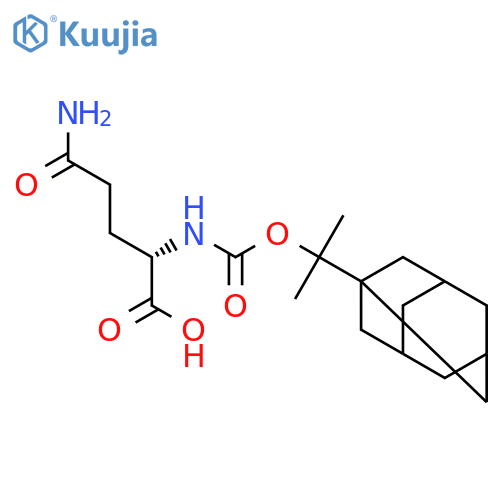 L-GLUTAMINE, N2-[(1-METHYL-1-TRICYCLO[3.3.1.13,7]DEC-1-YLETHOXY)CARBONYL]- structure
