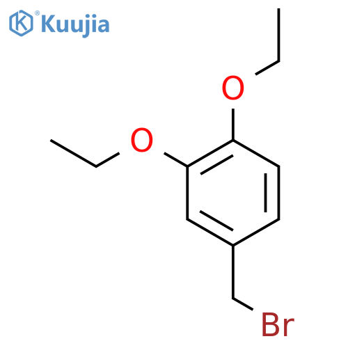 BENZENE, 4-(BROMOMETHYL)-1,2-DIETHOXY- structure