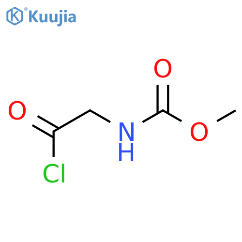 Carbamic acid, (2-chloro-2-oxoethyl)-, methyl ester structure