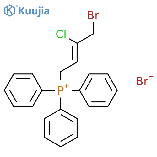 Phosphonium, (4-bromo-3-chloro-2-butenyl)triphenyl-, bromide structure