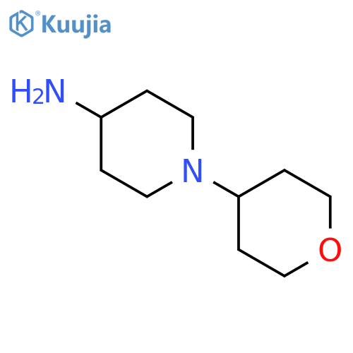 1-(Tetrahydro-2H-pyran-4-yl)piperidin-4-amine structure