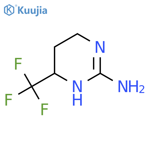 4-(Trifluoromethyl)-1,4,5,6-tetrahydropyrimidin-2-amine structure