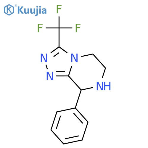 8-Phenyl-3-(trifluoromethyl)-5,6,7,8-tetrahydro-[1,2,4]triazolo[4,3-a]pyrazine structure