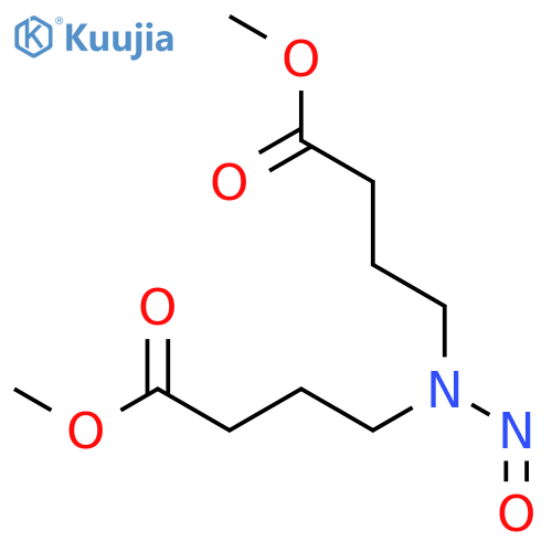 dimethyl 4,4'-(nitrosoimino)dibutanoate structure