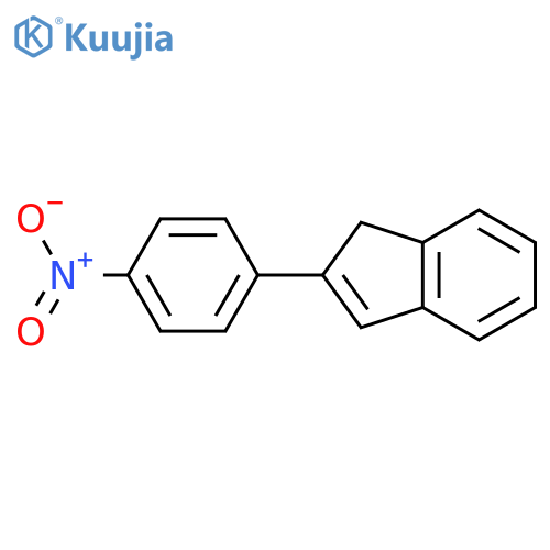 1H-INDENE, 2-(4-NITROPHENYL)- structure
