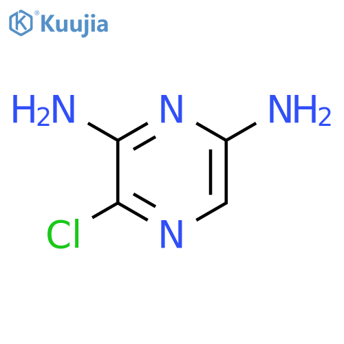 3-Chloro-pyrazine-2,6-diamine structure