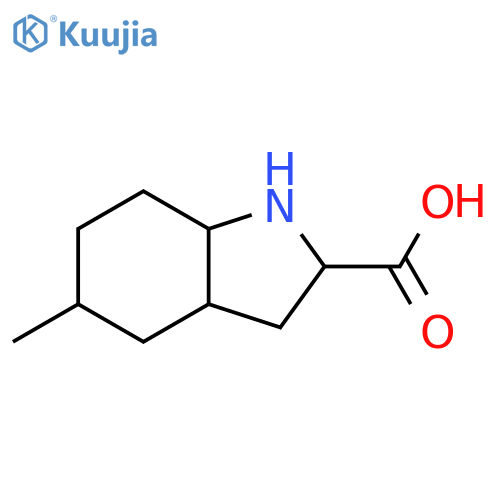 1H-Indole-2-carboxylic acid, octahydro-5-methyl- structure