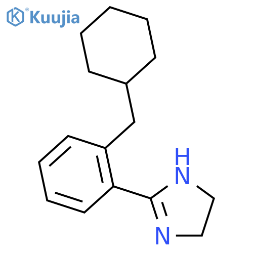 1H-Imidazole, 2-[2-(cyclohexylmethyl)phenyl]-4,5-dihydro- structure
