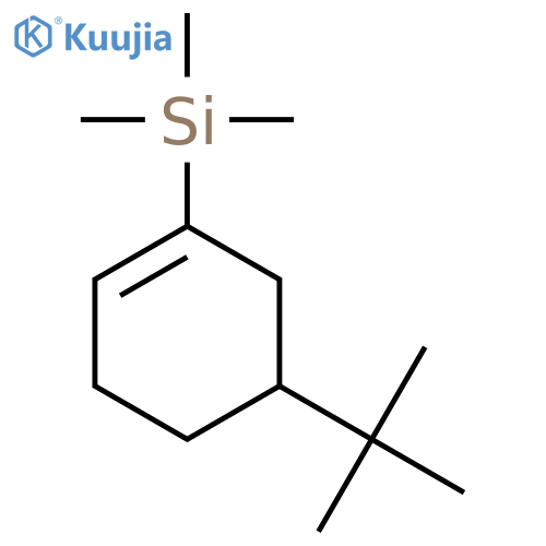 SILANE, [5-(1,1-DIMETHYLETHYL)-1-CYCLOHEXEN-1-YL]TRIMETHYL- structure