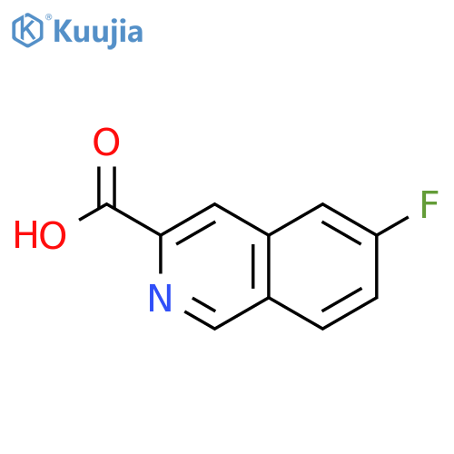 6-fluoroisoquinoline-3-carboxylic acid structure