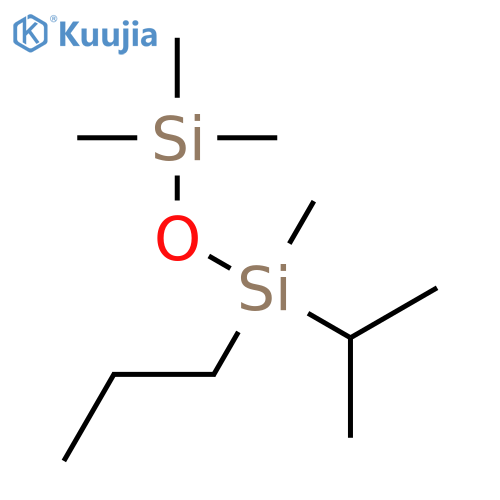DISILOXANE, 1,1,1,3-TETRAMETHYL-3-(1-METHYLETHYL)-3-PROPYL- structure