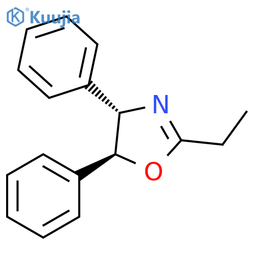 Oxazole, 2-ethyl-4,5-dihydro-4,5-diphenyl-, (4S,5S)- structure