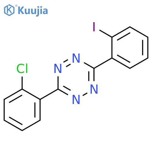 1,2,4,5-TETRAZINE, 3-(2-CHLOROPHENYL)-6-(2-IODOPHENYL)- structure