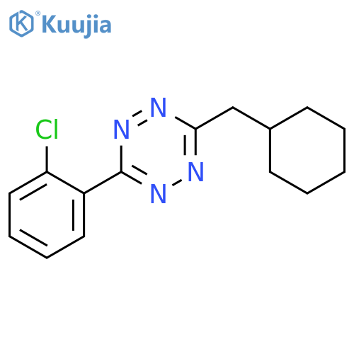 1,2,4,5-TETRAZINE, 3-(2-CHLOROPHENYL)-6-(CYCLOHEXYLMETHYL)- structure