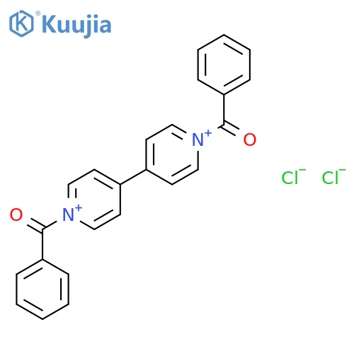 4,4'-Bipyridinium, 1,1'-dibenzoyl-, dichloride structure