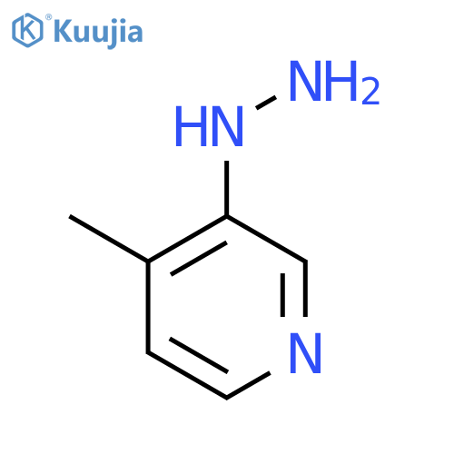 3-Hydrazinyl-4-methylpyridine structure