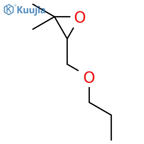 Oxirane, 2,2-dimethyl-3-(propoxymethyl)- structure