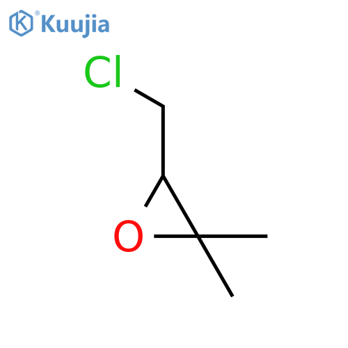 3-(chloromethyl)-2,2-dimethyloxirane structure