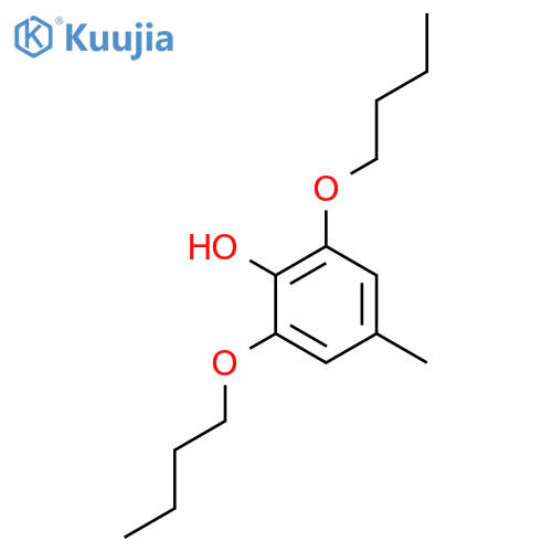 PHENOL, 2,6-DIBUTOXY-4-METHYL- structure