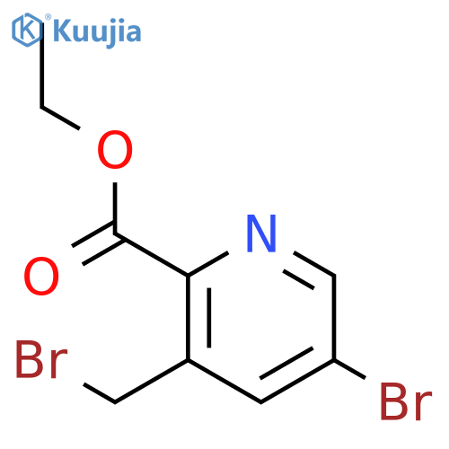 ethyl 5-bromo-3-(bromomethyl)pyridine-2-carboxylate structure