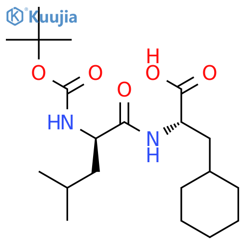 L-Alanine, N-[(1,1-dimethylethoxy)carbonyl]-D-leucyl-3-cyclohexyl- structure