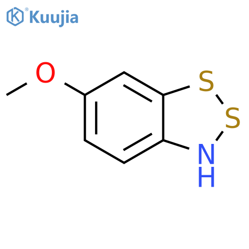 1,2,3-Benzodithiazolyl, 6-methoxy- structure