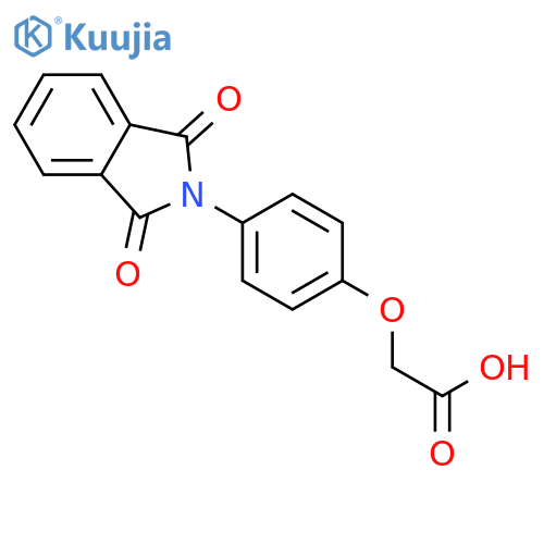 Acetic acid, [4-(1,3-dihydro-1,3-dioxo-2H-isoindol-2-yl)phenoxy]- structure