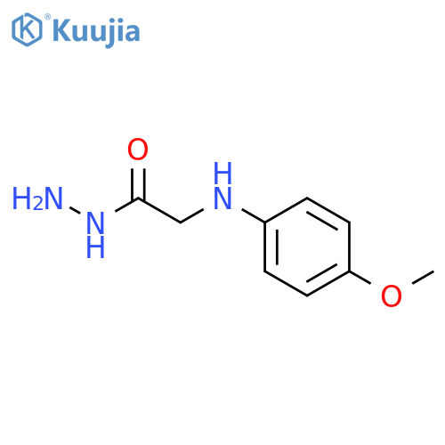 (4-Methoxy-phenylamino)-acetic acid hydrazide structure