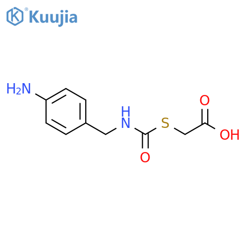 Acetic acid, [[[[(4-aminophenyl)methyl]amino]carbonyl]thio]- structure