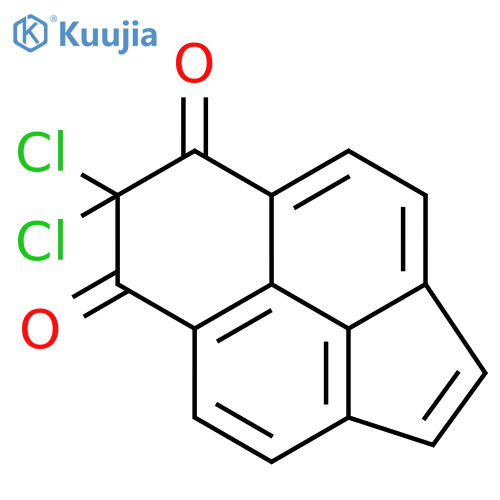 5H-CYCLOPENTA[CD]PHENALENE-5,7(6H)DIONE, 6,6-DICHLORO- structure