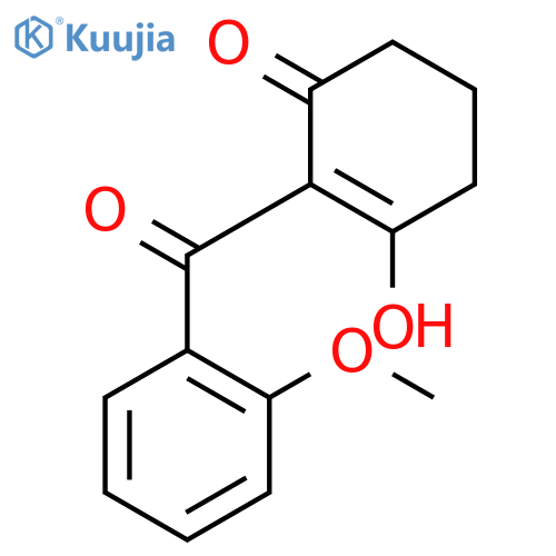 2-Cyclohexen-1-one, 3-hydroxy-2-(2-methoxybenzoyl)- structure