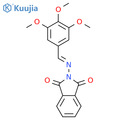 2-[(e)-(3,4,5-trimethoxyphenyl)methylideneamino]isoindole-1,3-dione structure