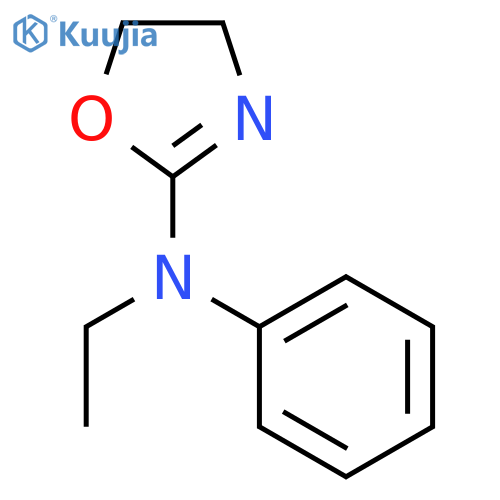 2-Oxazolamine, N-ethyl-4,5-dihydro-N-phenyl- structure