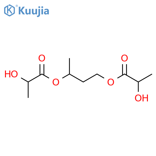 Propanoic acid,2-hydroxy-, 1-methyl-1,3-propanediyl ester (9CI) structure