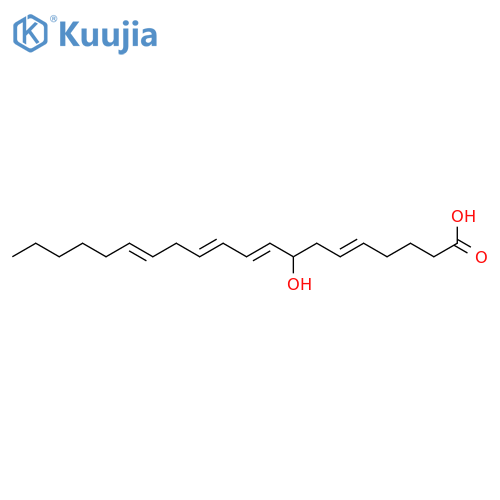 5,9,11,14-Eicosatetraenoicacid, 8-hydroxy-, (5Z,9E,11Z,14Z)- structure