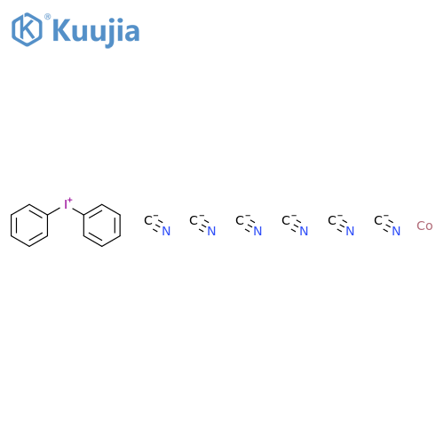 Cobalt;diphenyliodanium;hexacyanide structure