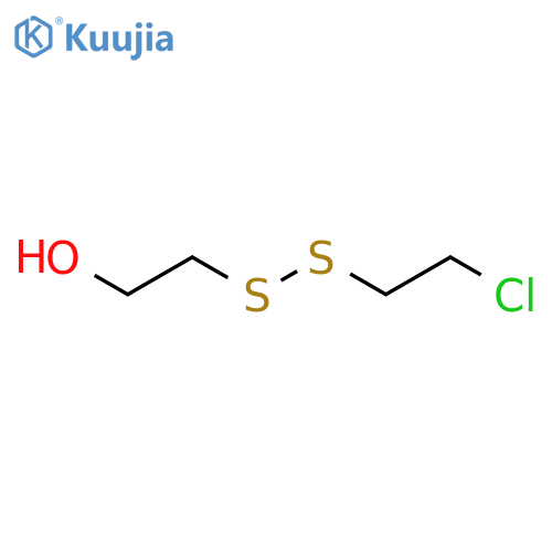 ETHANOL, 2-[(2-CHLOROETHYL)DITHIO]- structure