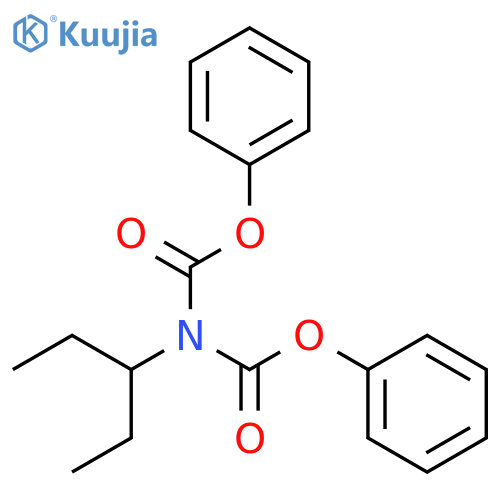 Imidodicarbonic acid, (1-ethylpropyl)-, diphenyl ester structure