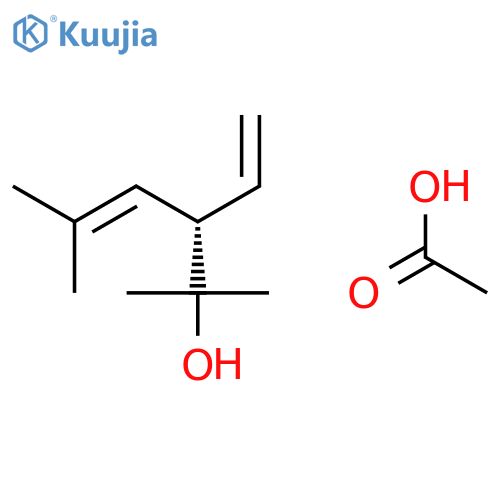 4-Hexen-2-ol, 3-ethenyl-2,5-dimethyl-, acetate, (S)- structure