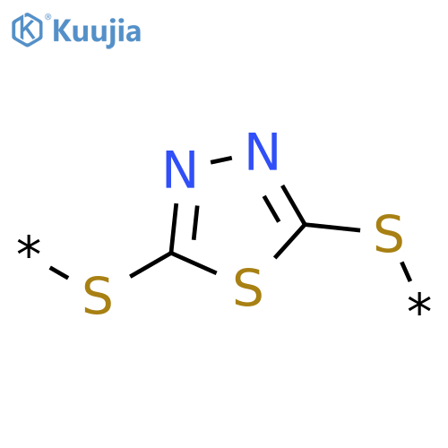 Poly(1,3,4-thiadiazole-2,5-diyldithio)(9CI) structure