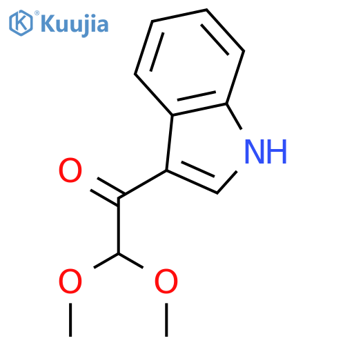 1-(1H-indol-3-yl)-2,2-dimethoxyethanone structure