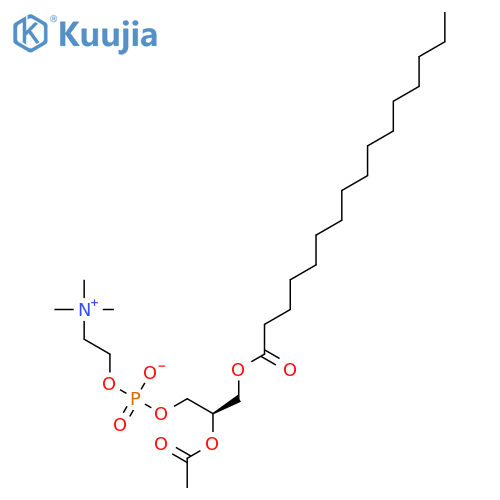 3,5,9-Trioxa-4-phosphapentacosan-1-aminium,7-(acetyloxy)-4-hydroxy-N,N,N-trimethyl-10-oxo-, inner salt, 4-oxide, (7R)- structure