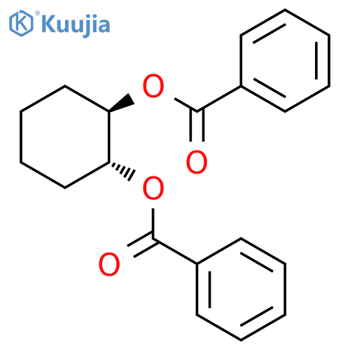 1,2-Cyclohexanediol, dibenzoate, trans- structure