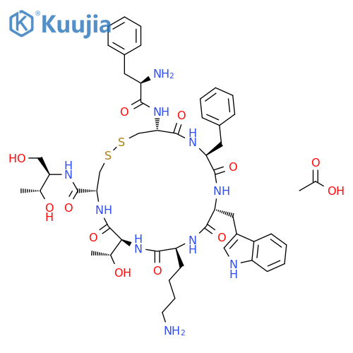 Octreotide acetate structure
