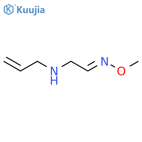 Acetaldehyde, (2-propenylamino)-, O-methyloxime structure
