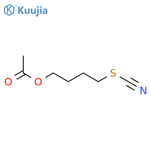 THIOCYANIC ACID, 4-(ACETYLOXY)BUTYL ESTER structure