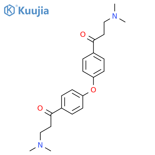1-Propanone, 1,1'-(oxydi-4,1-phenylene)bis[3-(dimethylamino)- structure