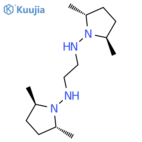 1,2-ETHANEDIAMINE, N,N'-BIS[(2R,5R)-2,5-DIMETHYL-1-PYRROLIDINYL]- structure