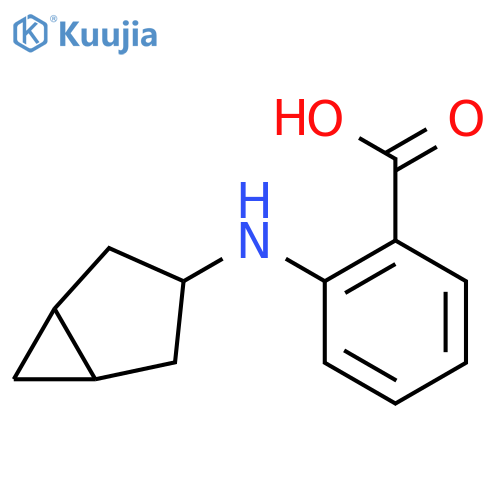 2-(bicyclo[3.1.0]hex-3-ylamino)benzoic acid structure