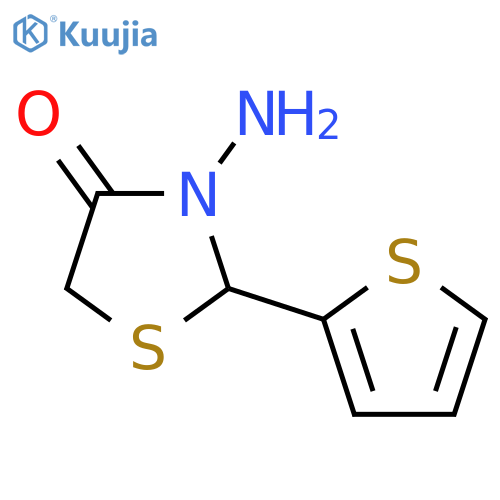 4-Thiazolidinone, 3-amino-2-(2-thienyl)- structure